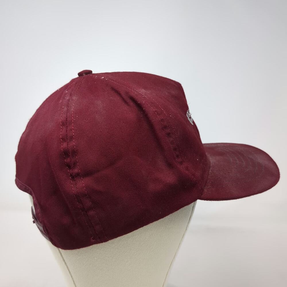 Chivas 5 Panel Red Hat One Size Snapback Embroidered Logo Scotch Whisky Promo - Picture 5 of 8